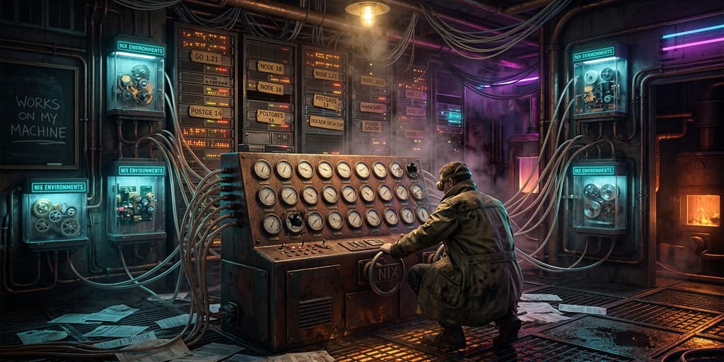 Reproducible development environments: the Nix approach