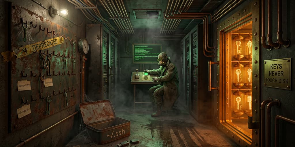 SSH keys in 1Password: eliminating the file juggling ritual