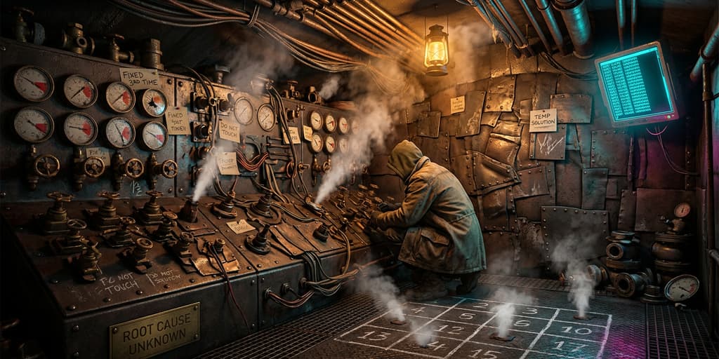 The symptom-fix trap: Why patching consequences breeds chaos